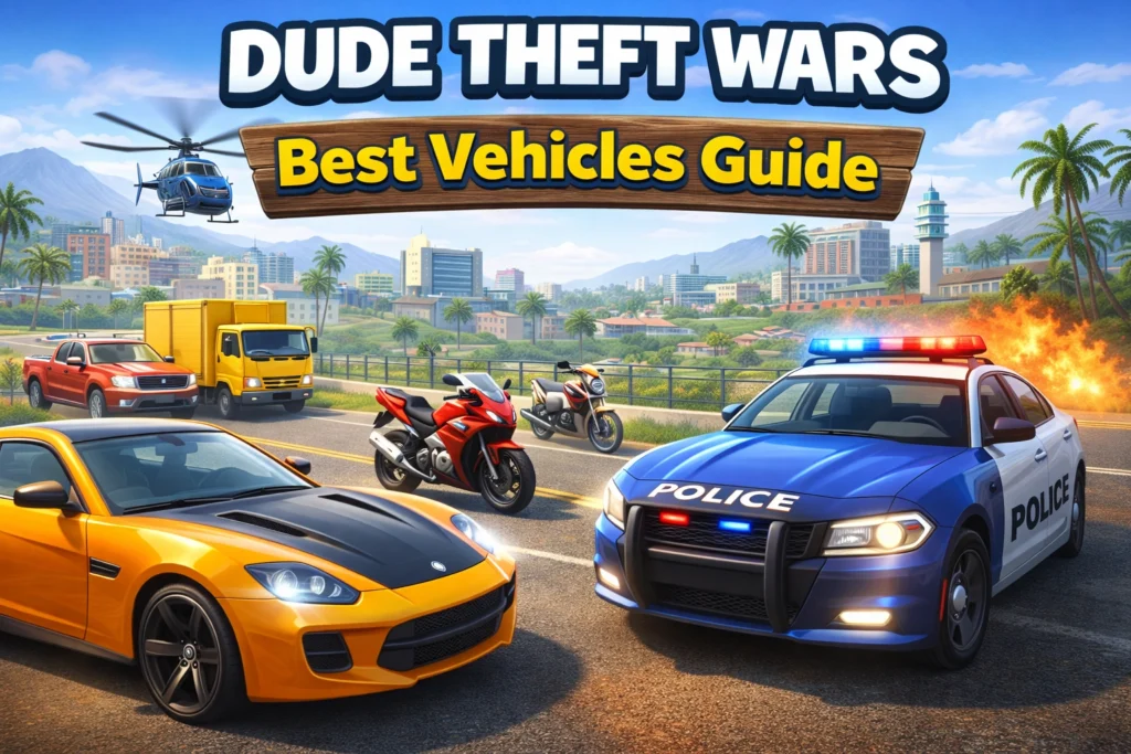 Dude Theft Wars vehicle