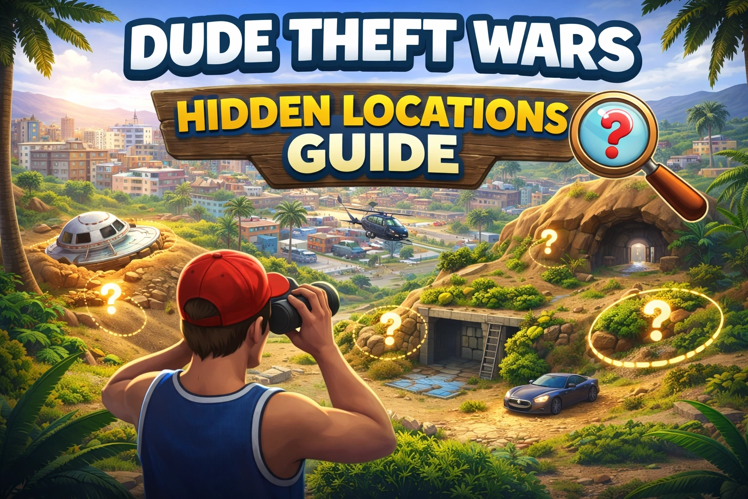 Dude Theft Wars Hidden Locations Guide (Secret Places You Should Explore) 1 dude theft war hide locations